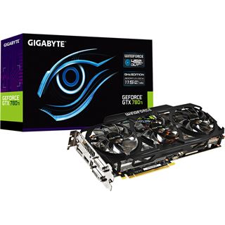 3GB Gigabyte GeForce GTX 780 Ti GHz Edition Aktiv PCIe 3.0 x16