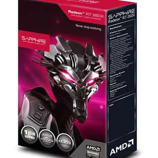1GB Sapphire Radeon R7 260X OC Aktiv PCIe 3.0 x16 (Lite Retail)