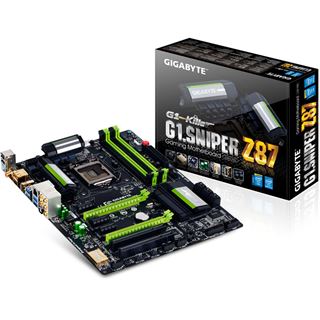 Gigabyte G1.Sniper Z87 Intel Z87 So.1150 Dual Channel DDR3 ATX Retail