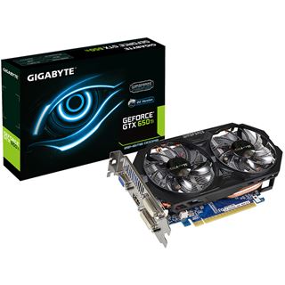 2GB Gigabyte GeForce GTX 650 Ti Windforce 2X (REV. 2.0) Aktiv PCIe