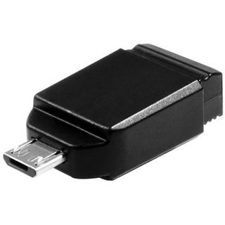 32 GB Verbatim Store `n` Go Nano mit micro USB Adapter schwarz USB 2.0