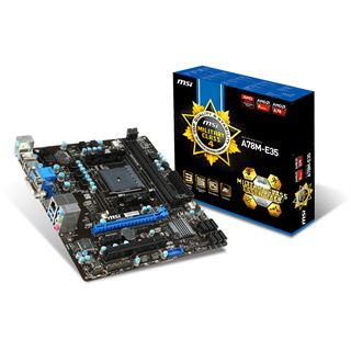 MSI A78M-E35 AMD A78 So.FM2+ Dual Channel DDR3 mATX Retail