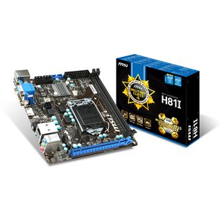 MSI H81I Intel H81 So.1150 Dual Channel DDR3 Mini-ITX Retail