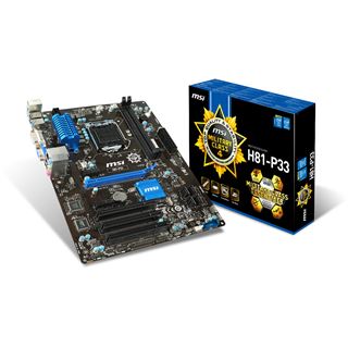 MSI H81-P33 Intel H81 So.1150 Dual Channel DDR3 ATX Retail