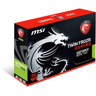 4GB MSI GeForce GTX 760 Twin Frozr Gaming Aktiv PCIe 3.0 x16 (Retail)