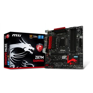 MSI Z87M GAMING Intel Z87 So.1150 Dual Channel DDR3 mATX Retail