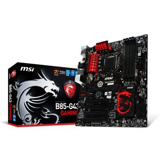 MSI B85-G43 GAMING Intel B85 So.1150 Dual Channel DDR3 ATX Retail