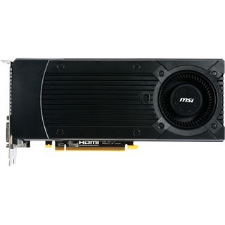 2GB MSI GeForce GTX 760 OC Aktiv PCIe 3.0 x16 (Retail)