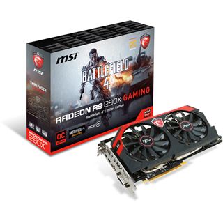 3GB MSI Radeon R9 280X Gaming 3G Battlefield 4 Aktiv PCIe 3.0 x16