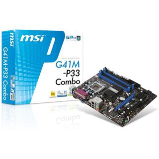 MSI G41M-P33 Combo Intel G41 So.775 Dual Channel DDR2/DDR3 mATX Retail