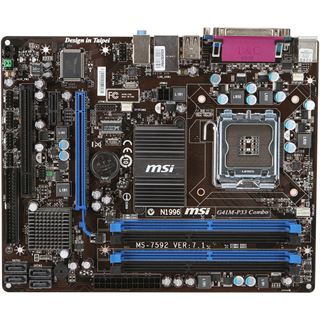 MSI G41M-P33 Combo Intel G41 So.775 Dual Channel DDR2/DDR3 mATX Retail