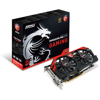 2GB MSI Radeon R9 270 Gaming 2G Aktiv PCIe 3.0 x16 (Retail)