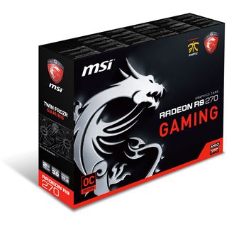 2GB MSI Radeon R9 270 Gaming 2G Aktiv PCIe 3.0 x16 (Retail)