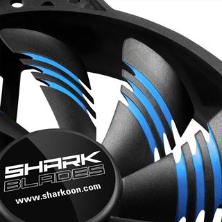 Sharkoon Shark Blades blau 120x120x25mm 1000 U/min 19 dB(A)