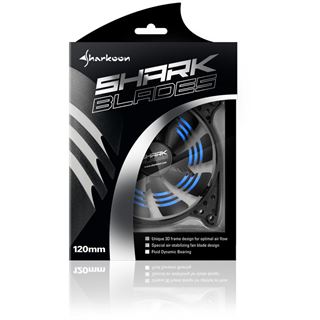 Sharkoon Shark Blades blau 120x120x25mm 1000 U/min 19 dB(A)
