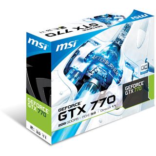 2GB MSI GeForce GTX 770 OC Aktiv PCIe 3.0 x16 (Retail)