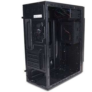 Zalman T1 Plus Mini Tower ohne Netzteil schwarz