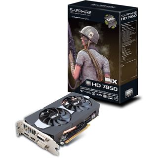 2GB Sapphire Radeon HD 7850 Dual-X Aktiv PCIe 3.0 x16 (Retail)