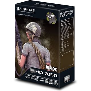 2GB Sapphire Radeon HD 7850 Dual-X Aktiv PCIe 3.0 x16 (Retail)