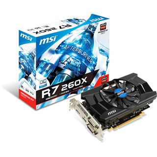 2GB MSI Radeon R7 260X OC Aktiv PCIe 3.0 x16 (Retail)