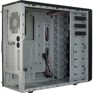 Inter-Tech K-six Smart Midi Tower ohne Netzteil schwarz