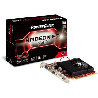 2GB PowerColor Radeon R7 240 V2 OC Aktiv PCIe 3.0 x16 (Retail)
