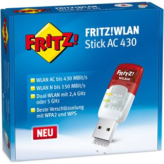 AVM FRITZ!WLAN Stick AC 430 USB 2.0 WLAN USB Adapter