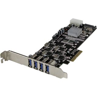 Startech PEXUSB3S44V 4 Port PCIe x4 inkl. Low Profile Slotblech retail