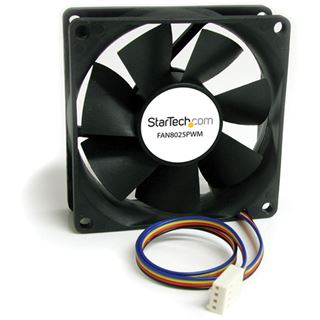 Startech FAN8025PWM 80x80x25mm 800-2500 U/min 10-28 dB(A) schwarz