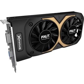 2GB Palit GeForce GTX 750 Ti StormX OC Dual Aktiv PCIe 3.0 x16