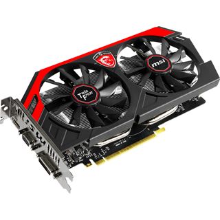 2GB MSI GeForce GTX 750 Ti Twin Frozr Gaming OC Aktiv PCIe 3.0 x16