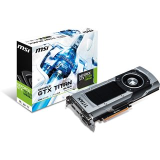 6GB MSI GeForce GTX Titan Black Aktiv PCIe 3.0 x16 (Retail)