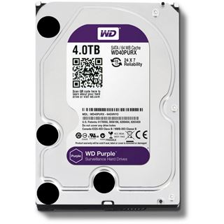 4TB WD Purple WD40PURX 64MB 3.5" (8.9cm) SATA 6Gb/