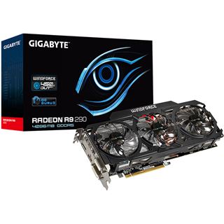 4GB Gigabyte Radeon R9 290 Windforce 3X Aktiv PCIe 3.0 x16 (Retail)