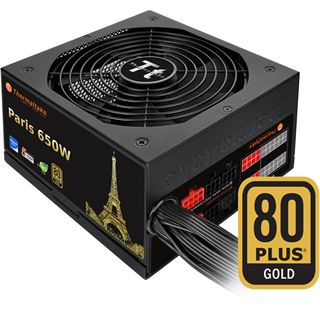 650 Watt Thermaltake European Gold Series Paris Modular 80+ Gold