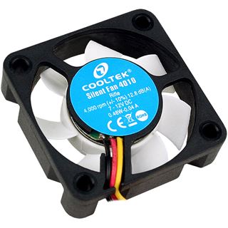 Cooltek Silent Fan 4010 40x40x10mm 4000 U/min 12.8 dB(A)