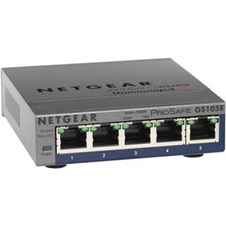 Netgear GS105E-200PES 5x 10/100/1000 Mbit Desktop Switch