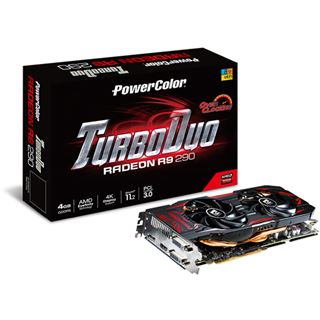 4GB PowerColor Radeon R9 290 TurboDuo Aktiv PCIe 3.0 x16 (Retail)