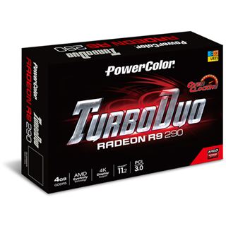 4GB PowerColor Radeon R9 290 TurboDuo Aktiv PCIe 3.0 x16 (Retail)