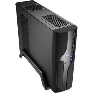 AeroCool QS-101 Black Edition Mini Tower ohne Netzteil schwarz