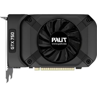 2GB Palit GeForce GTX 750 StormX OC Aktiv PCIe 3.0 x16 (Retail)