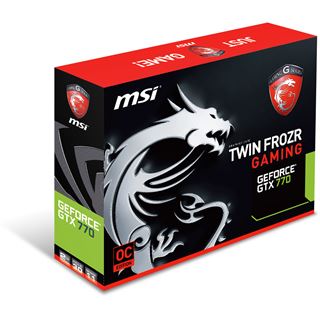 4GB MSI GeForce GTX 770 Twin Frozr Gaming Aktiv PCIe 3.0 x16 (Retail)