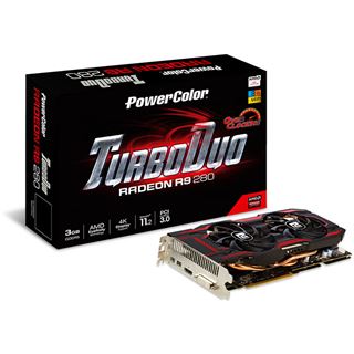 3GB PowerColor Radeon R9 280 TurboDuo OC Aktiv PCIe 3.0 x16 (Retail)