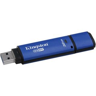 32 GB Kingston DataTraveler Vault Privacy + ESET AntiVirus blau USB