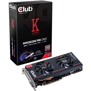 3GB Club 3D Radeon R9 280 RoyalKing Aktiv PCIe 3.0 x16 (Retail)