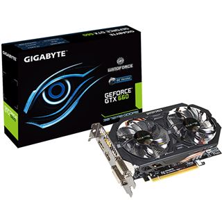 3GB Gigabyte GeForce GTX 660 Ultra Durable Series Aktiv PCIe 3.0 x16