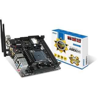 MSI A88XI AC AMD A88X So.FM2+ Dual Channel DDR3 Mini-ITX Retail