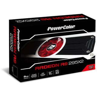 2x 4GB PowerColor Radeon R9 295X2 Hybrid PCIe 3.0 x16 (Retail)