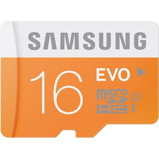 16 GB Samsung EVO microSDHC UHS-I Retail