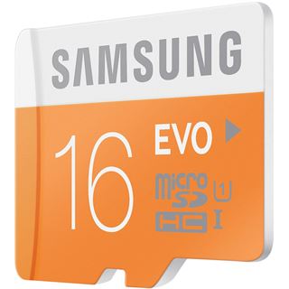 16 GB Samsung EVO microSDHC UHS-I Retail inkl. Adapter auf SD